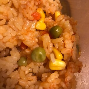 炊飯器で簡単ケチャップライス♪